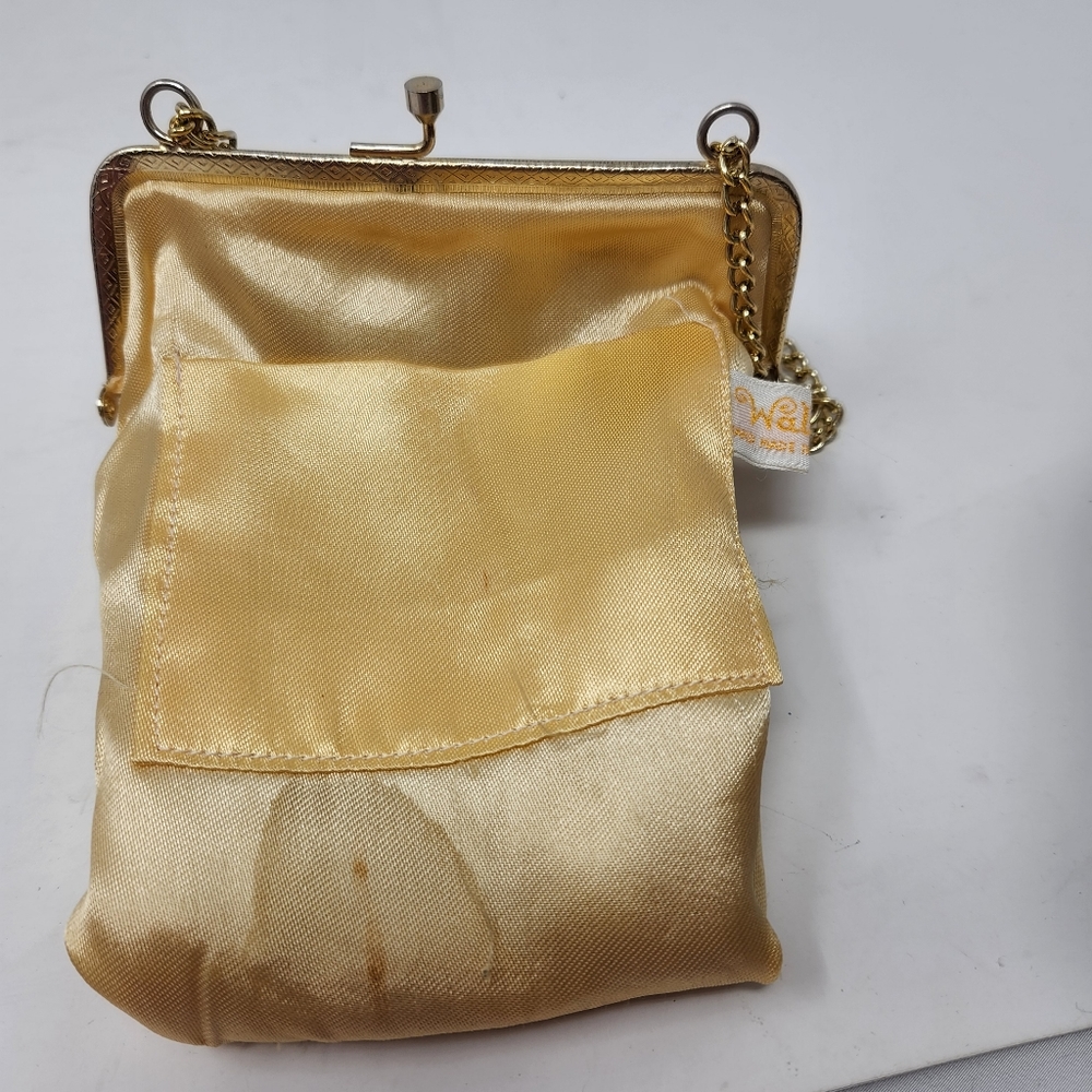 Vintage Walborg Floral Beaded Purse Handbag 1950's - Picture 9 of 12